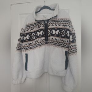 Sherpa Like Pullover Sweater For Sale